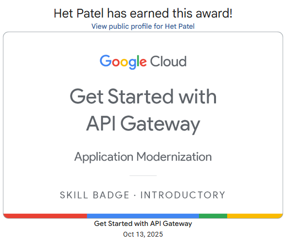 API Gateway Badge